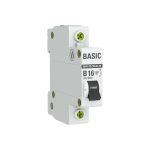 Автоматический выключатель EKF Basic ВА 47-29, 1P, 16А, B, 4,5кА, SQ mcb4729-1-16-B (артикул 16040441) – фото 1