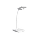 Настольный светильник Gauss модель GTL101 8W 550lm 4000K 220-240V белый с серым LED 1/20 GT1011 (артикул 19477860) – фото 1