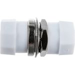 Оптический проходной адаптер FC-FC Hyperline, FA-S00Z-FC/FC-N/WH-SL SM/MM, simplex, корпус 243948 (артикул 16521843) – фото 1