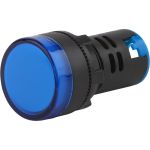 Лампа ЭРА AD22DS(LED)матрица d22мм, синий, 24В, AC/DC, 10/1000/12000 Б0045613 (артикул 16452658) – фото 1