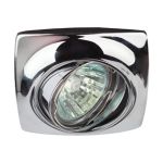 Светильник ЭРА KL63A CH литой пов. MR16,12V/220V, 50W хром Б0021521 (артикул 15980621) – фото 1