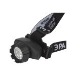 Фонарь ЭРА налобный светодиодный на батарейках 14xLED, 3xAAA, 4 режима, черный, блистер GB-603 Б0031383 (артикул 15758429) – фото 1