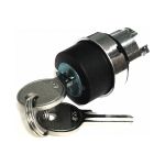 Головка переключателя Briswik 22мм 3 поз ключ фиксация металл КПЕ 21КС IP40 LAY4-BG3.BR (артикул 19644600) – фото 1