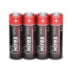 Солевая батарея Mirex R6 / AA 1,5V 4 шт shrink 23702-ER6-S4 (артикул 19771546) – фото 1