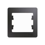 1-местная рамка Schneider Electric Glossa графит GSL001301 (артикул 18123523) – фото 1