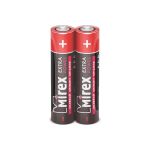 Батарея Mirex, солевая R03 / AAA 1,5V 2 шт shrink 23702-ER03-S2 (артикул 17274072) – фото 1