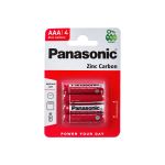 Батарейка Panasonic R03 Zinc Carbon BL4 182 (артикул 17479416) – фото 1
