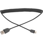 Универсальный кабель REXANT USB microUSB шнур витой 1,5М черный 18-4300 (артикул 16130718) – фото 1