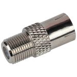 Переходник ЭРА Simple RSA02 гнездо F - гнездо TV Б0048291 (артикул 16925863) – фото 1