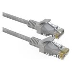 Патч-корд ЭРА Simple PC-2F-A F/UTP категория 5e, длина 2 метра, экранированный, серый, Б0051382 (артикул 20233960) – фото 1