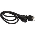 Шнур питания LANMASTER C19-Schuko, 3х1.5, 220В, 16А, 3 м LAN-PP19/SH-16A-3.0 LAN-PP19/SH-3.0-BK (артикул 17577610) – фото 1