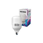 Светодиодная лампа Космос HWLED 80W 220V E27 6500K переходник в комплекте на Е40 LksmHWLED80WE2765 (артикул 16160316) – фото 1