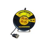Удлинитель на пластиковой катушке Voltroom ПВС 2*1,5-50 16А, 220В (артикул 16283489) – фото 1