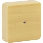 Распаячная коробка ЭРА 100х100х30 без клеммы сосна IP40 Б0031182 (артикул 15981974) – фото 1