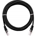 Шнур NETLAN U/UTP 4 пары, категория 5e, PVC, черный, 5м, 10шт. EC-PC4UD55B-BC-PVC-050-BK-10 (артикул 16198298) – фото 1