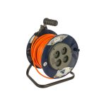Удлинитель Партнер-Электро PowerLine 4 гн. б/з ПВС 2х1 10A 30м IP 44 UK112B-430DB (артикул 15908717) – фото 1