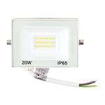 Светодиодный прожектор REXANT LED 20 Вт 1600 Лм 2700 K белый корпус 605-019 (артикул 21687280) – фото 1
