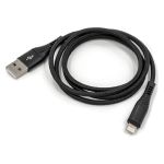 USB-кабель AM-8pin BYZ 1 метр, 5A, нейлон, чёрный, 23750-BC-029iBK (артикул 17858389) – фото 1