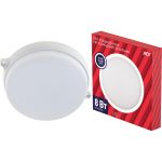 Светодиодный светильник REV Round IP65, круглый Ф180мм, 8W, 4000К, влагозащита 28918 0 (артикул 15852647) – фото 1