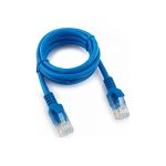 Патч-корд Cablexpert UTP PP12-1M/B кат.5e, 1м, литой, многожильный синий PP12-1M/B (артикул 15933161) – фото 1