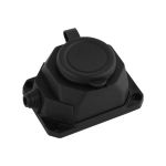 Каучуковая колодка ЭРА K1eBIP44 с заземлением, 1 гнездо, 16A, IP44, черная Б0044543 (артикул 16110967) – фото 1
