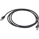 Коммутационный шнур IEK ITK кат. 5Е UTP LSZH 2м черный PC09-C5EUL-2M (артикул 21355582) – фото 1