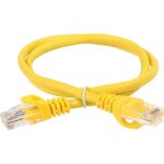 Коммутационный шнур IEK ITK патч-корд, кат.5Е UTP, 3м, желтый PC05-C5EU-3M (артикул 21352282) – фото 1