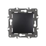 Выключатель ЭРА 14-1101-05 10АХ-250В, IP20, Elegance, антрацит Б0034212 (артикул 15903841) – фото 1