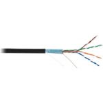 Кабель NETLAN F/UTP 4 пары, категория 5e, внешний, PE до -40C, черный, 305м EC-UF004-5E-PE-BK (артикул 16198206) – фото 1