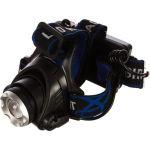 Налобный аккумуляторный фонарь Ultraflash E150 220В, черный, CREE 3Вт, фокус, 2 аккум. 18650, 3 режима 12188 (артикул 15540836) – фото 1