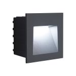Светодиодный встраиваемый светильник FERON, 3W, 4000K, IP65, LN013, серый 41175 (артикул 16176448) – фото 1