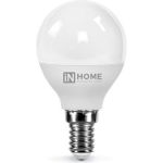 Светодиодная лампа IN HOME LED-ШАР-VC 4Вт 230В Е14 6500К 360Лм 4690612030555 (артикул 16145887) – фото 1