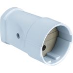 Розетка Navigator NCA-SK01-10A-X-WH, без заземления, переносная, белая 61716 (артикул 16288803) – фото 1