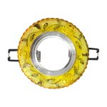 Встраиваемый декоративный светильник Fametto серия Luciole DLS-L150 GU5,3, GLASSY YELLOW UL-00003906 (артикул 16071866) – фото 1