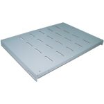 Полка для двухрамных стоек TWT глубиной 600 мм, 4 точки, 80кг, серая TWT-RACK2-S4-6/80 (артикул 16432248) – фото 1