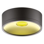 Светильник Gauss Overhead накладной цилиндр 12W 770lm 4000K 170-240V IP20 140х50мм черный золото LED 1/30 HD040 (артикул 18656514) – фото 1