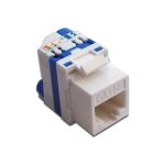 Вставка LANMASTER Keystone Tooless, RJ-45, категория 5e, белая, без инструмента, LAN-TK45U5E/180-WH (артикул 16204036) – фото 1