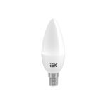 Лампа IEK LED, C35, свеча, 5вт, 230В, 4000К, E14 LLE-C35-5-230-40-E14 (артикул 16459835) – фото 1