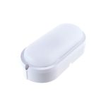 Влагозащищённый LED светильник Ultraflash LBF-0412 C01 12Вт, IP54, 220В, овал 13107 (артикул 15747796) – фото 1
