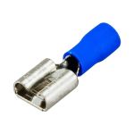 Плоская изолированная клемма REXANT гнездо 7.4мм 1.5-2.5 кв.мм /РПИм 2-250 08-0433 (артикул 16252193) – фото 1