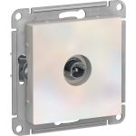Механизм оконечной TV розетки Schneider Electric AtlasDesign 1DB жемчужный ATN000491 (артикул 18123745) – фото 1