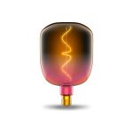 Лампа LED Gauss Filament Flexible V140-DC Pink-Clear E27 5W 200lm 1800K 140х200mm 1/6 1010802105 (артикул 16404239) – фото 1