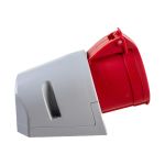 Настенная розетка PCE 32А 400V 3P+N+E IP44 125-6 (артикул 16040303) – фото 1