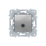Розетка Schneider Electric TV UNICA NEW одиночная, алюминий NU546230 1240022 (артикул 15846335) – фото 1