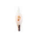 Лампа Gauss Filament, свеча на ветру, 9W, 590lm, 3000К, Е14, milky, LED, 1/10/50 104201109 (артикул 16436729) – фото 1