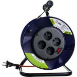 Удлинитель ЭРА, силовой, RPx4s2x1.020m, на пластиковой катушке, б/з, 4 гн, 20м, ПВС 2х1, Б0043050 (артикул 16133238) – фото 1