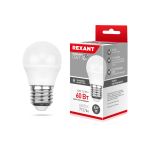 Светодиодная лампа REXANT Шарик GL 7,5 Вт E27 6500 K холодный свет 604-036 (артикул 19903306) – фото 1