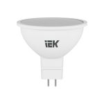 Лампа IEK LED MR16 софит 5вт 230В 3000К GU5.3 LLE-MR16-5-230-30-GU5 (артикул 16459943) – фото 1