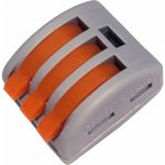 Универсальная 3-х проводная клемма ELECTROVOLT 222-413 20 шт/упаковка EV-B222-413_20 (артикул 17620404) – фото 1