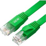 Патч-корд GCR PROF 0.3m, UTP медь кат.6, зеленый, 30 AWG, 10 Гбит/с, RJ45, T568B VIV52I834 (артикул 16518374) – фото 1